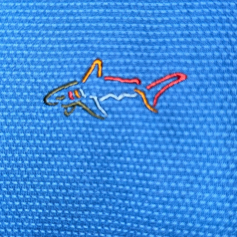 Greg Norman Collection Blue Polo Shirt - Picture 4 of 4